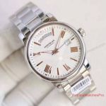 Replica Montblanc 4810 Day-Date Automatic Watch Stainless Steel White Dial